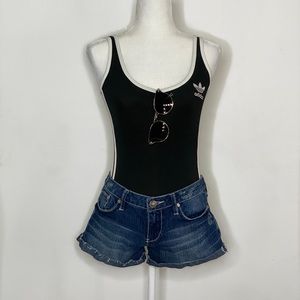 Adidas 3 stripes bodysuit - Black